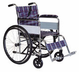 Chrome Steel Folding Manual Wheelchair