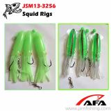 New Fishing Product Giant Squid Cuttlefish Rigs Soft Baits Lures 4/0 Hook Sabiki Mullet Jsm13-3256