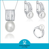 Quaility Filigree 925 Sterling Silver Jewelry Set for Ladies (J-0086)