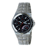 Stainless Steel Watch (black dial) (SS1033)