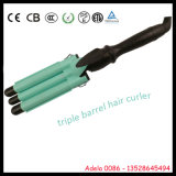 LCD Triple Barrel Hair Curling Tong (A3319)
