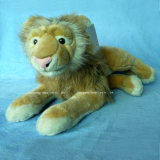 55cm Lying Male Lion Stuffed Animal Toys