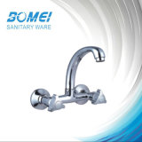 Double Handle Wall Mounted Kitchen Faucet (BM57403)