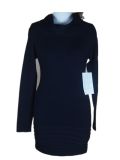 Lady Turtle Neck Knitted Dress / Sweater / Garment (ML116)