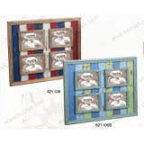Wooden Wall Decoration with Multiple Opening Frame