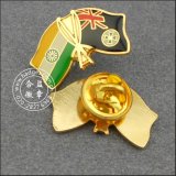 Indian and New Zealand Flag Lapel Pin (GZHY-LP-004)
