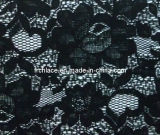 Black Cotton Lace Fabric (FHS1215)