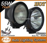 7inch 55W 9-32V IP68 4X4 HID Spot Driving Light (PD699)