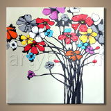 Flower Painting Canvas Art for Hotel
