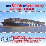 by Sea Container--Ocean Freight From China to Aasbach (Germany)