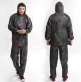 Grass Grenn Camouflage Raincoat for Army