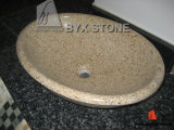 Yellow G682 Granite Stone Kitchen Basin and Bathroom Sink