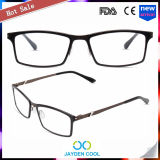 Latest Metal Frame Combined Tr90 Circle Thin Metal Temple Eyeglass
