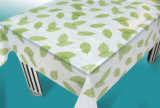 PVC Non-Woven Flower Design Beaded Tablecloths, Latest Design Printing Beaded Tablecloths