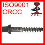 High Strength Screw Spike for Railroad Track Accessories