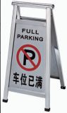 Stainless Steel a Style Foldable Parking Sign Stand (P-17D)