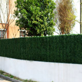 Hot Sale Wall Decoration Green Artificial Leaf Fence