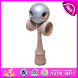 Kids Wooden Kendama Toy, Cheap Wooden Kendama Toy with Competitive Price for Wholesale, Wooden Kendama Toy with 24*8*9.5cm W01A025