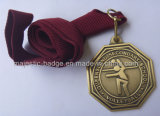 Customized Volleyball Medallion & Antique Bronze Process