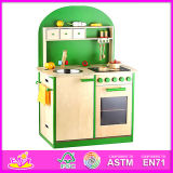 2014 New Design Kitchen Toy for Kids, Happy Wooden Kitchen Itchen Toy for Children, Pretend Play Wood Kitchen Set for Baby W10c066