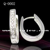 High Quaility Silver Earring Jewellery with Cheap (Q-0002)
