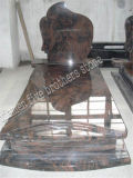 Imported Red Tombstone Monument Granite