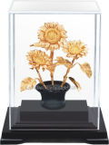24k Gold Foil Statue - Sun Flower (LHY-S-016)