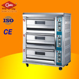 Microcomputer Control Luxurious Electric Oven with 3-Deck, 6-Pan CE