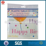 Wholesale Plastic Disposable Table Cloths for Birthday and Party Table Cover