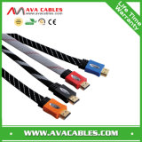 Flat PVC Jacket HDMI Cable Support 3D and 4k*2k