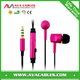 High Quality Metal in Ear Earphone with Microphone