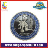 3D Antique Silver Souvenir Coin (HS-MC028)