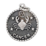 Cancer Style Silver Plated Fashion Bangle