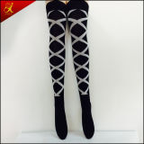 Custom Women Long Nylon Socks