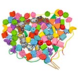 Wooden Beads Lacing Toys