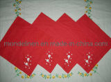 Christmas Design Red Linen Napkin (NP-001)
