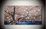 Handpainted Modern Flower Oil Painting (FL1-019)