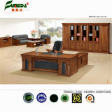 MDF High End Wood Veneer Office Table