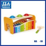 Toddler Wooden Educational Rainbow Xylophone Toys (HA-010)