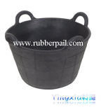 Flexible Rubber Bucket, Construction Tool (5608)
