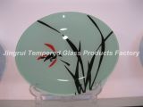 Tempered Glass Dinnerware/Tableware/Cutlery, Glass Plate for Guesthouse