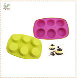 6holes Silicone Muffin Top Pan