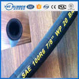 Hydraulic Rubber Hose of Braided High Tensile Fiber (SAE100R6)