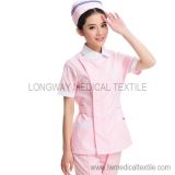 Pink Nurse Uniform for Summer (HX-3001)