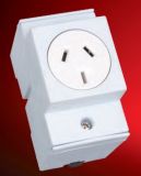 Automatic Switched Socket Dinrail Mounting