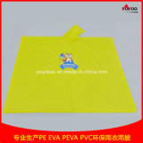 Reusable PVC Rain Poncho with Cmyk Logo Printing for Promotion