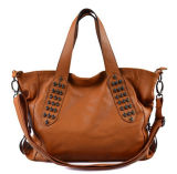 Top Guangzhou Supplier Fashional Designer Leather Messenger Handbag (XZ455)