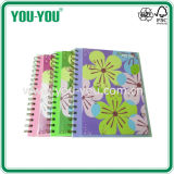 PP Pocket Cover Double Spiral Notebook