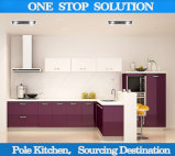 Island Style Modern High Gloss Lacquer Kitchen Cabinet