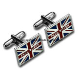 UK Flag Imitation Hard Enamel Metal Cuff Link (CL02)